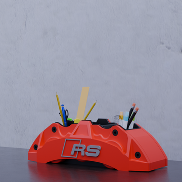 מעמד לעטים מודפס בתלת-ממד בעיצוב Audi RS